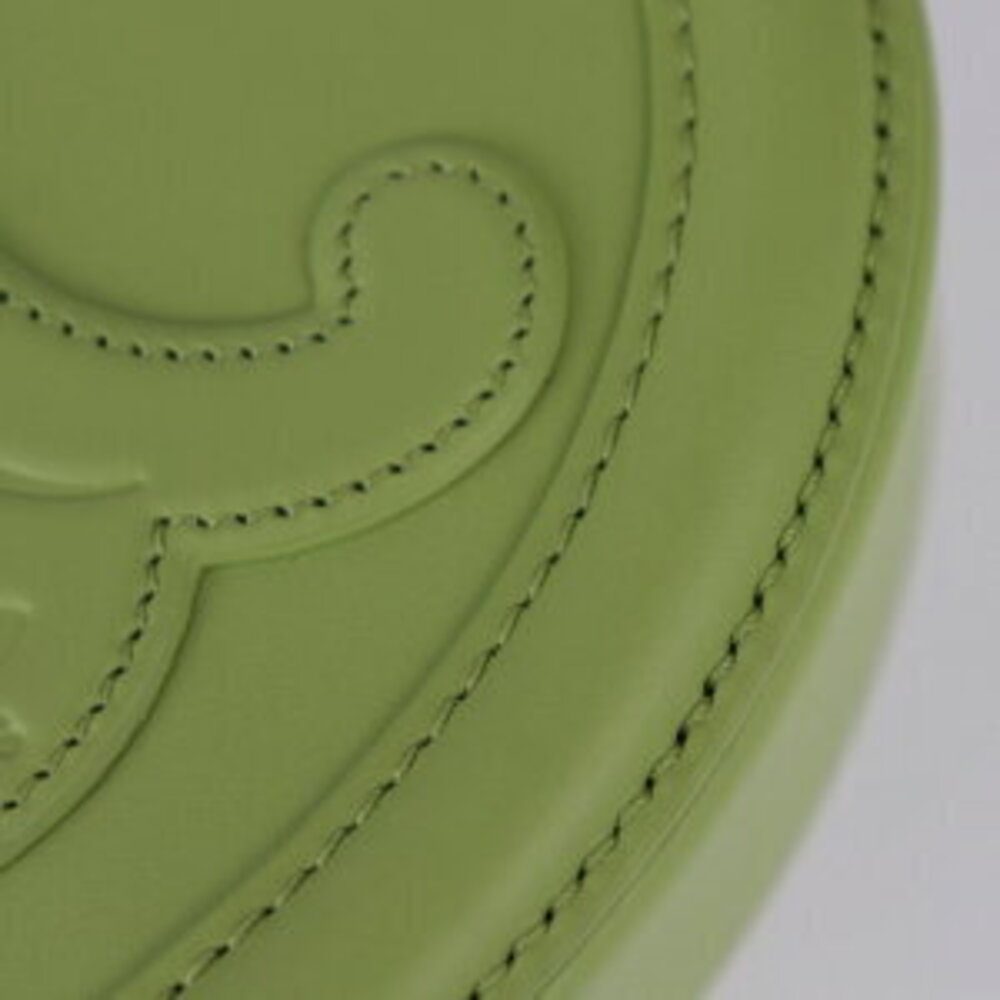 Celine Shoulder Cuir green Bag Purse Oval Crossbody calfskin Triomphe - Picture 6 of 9